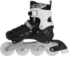 NH10905 4in1 Juodas DYDIS. S(31-34) INLINE PAČIŪRĖS SU MATMENYS. NILS EXTREME HOCKEY RAIL