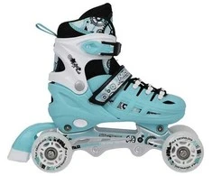NH10905 4in1 MINT DYDIS. S(31-34) INLINE RIUDŽIAI SU MATMENYS THE NILS EXTREME HOCKEY SKY