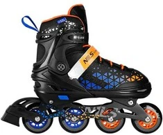 NH18190A 4in1 BRAVE INLINE RIUDŽIAI MĖLYNAS ORANŽINĖS DYDŽIO. S(29-33) SU MATMENYS. PŁ. NILS EXTREME RIDUOTIS