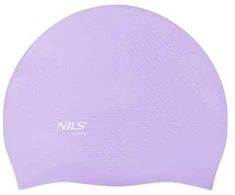 NQC VIENOS SPALVOS VIOLETINIS SILIKONINIS KEPURĖLIS SU TAŠKAIS NILS AQUA