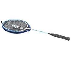 NR204 ALIUMINIO IZOMETRINIS / BADMINTONO RAKETA + NILS Dangtis