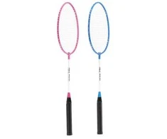 NRZ001 PLIENAS / BADMINTONO RINKINYS 2 REKETĖS + UŽDUOTĖS