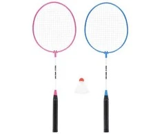 NRZ001 PLIENAS / BADMINTONO RINKINYS 2 REKETĖS + UŽDUOTĖS
