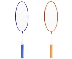 NRZ052 PLIENINIS / BADMINTONAS 2 RAKEČIŲ RINKINYS + JUNIOR NILS langinės