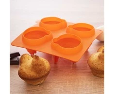 Oranžinės vištienos silikoninis sausainis ir praline forma