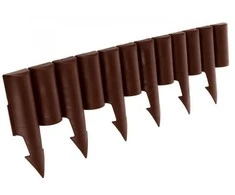 Palisade sodo tvoros apvadas vejos lysvėms apvadas rudas 25 cm