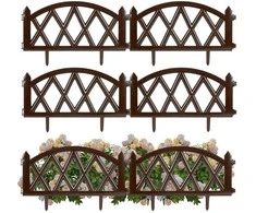 PALISADĖS SODO TVORA 6VNT, RUDOS, 300cm