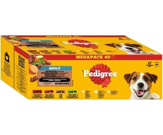 PEDIGREE Dogcare šunų ėdalo maišeliuose – gabaliukai padaže, suaugusiems šunims (suaugusiems)