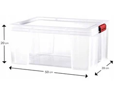 Permatoma dėžutė 27 l 475x320x235 mm