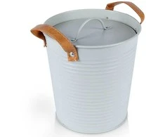 Pilkos spalvos metalinis ledo kibiras, 3,3 l