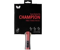 Ping Pong komandos BUTTERFLY čempionė stalo teniso raketė