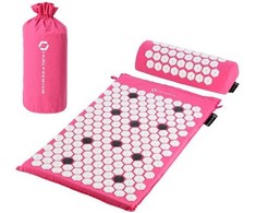 Pink AKM01 Rožinis SET AKUPRESSŪROS MAT HMS PREMIUM