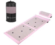 Pink AKM04 Rožinis SET ACUPRESSURE MAT HMS PREMIUM