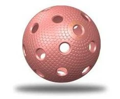 Pink Kamuoliukas Floorball Snakeskin TRIX IFF Floorball Ball Rožinė 72 mm 1 vnt.