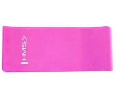Pink TP01 Rožinis 0,7 x 120 x 1200 MM PILATES HMS TAPE
