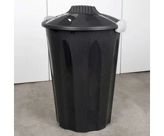 Plastikinė šiukšlių dėžė, juoda, 40 litrų