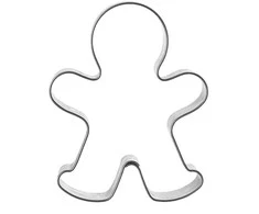 Plieninė konditerijos pjaustyklė / imbierinių sausainių formelė 6,5 cm