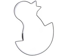 Plieninė konditerinė pjaustyklė chick imbierinių sausainių formelė Velykų 7 cm