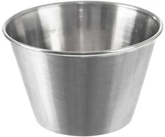 Plieninis padažo dubuo, 6 cm, 65 ml