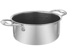 Plieninis puodas su aukščiausios kokybės nepridegančia danga COOKCELL ORION 20 cm 2,75 l