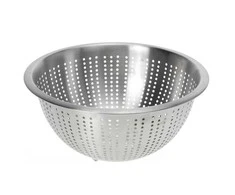 Plieninis virtuvinio sietelio kiaurasamčio sietelis 24 cm