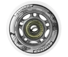 PU 64x24 82A Baltas (4 vnt.) + ABEC-7 (8 vnt.) NILS EXTREME SET