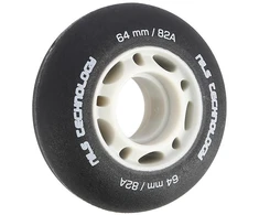 PU 64x24 82A MATTE Juodas ratai (4 vnt.) NILS EXTREME
