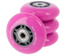 PU 70x24 82A (4 vnt.) rožinė + ABEC-7 (8 vnt.) NILS EXTREME SET