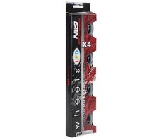 PU 72x24 82A LED-3 BALTI RATAI (4 vnt.) NILS EXTREME