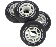 PU 72x24 82A MATTE Juodas ratai (4 vnt.) NILS EXTREME