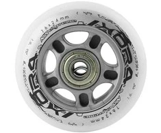 PU 76x24 82A Baltas (4 vnt) + ABEC-7 (8 vnt) NILS EXTREME RINKINYS