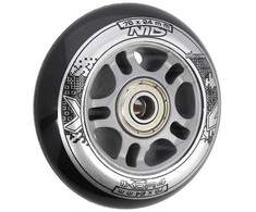 PU 76x24 82A Juodas N (4 vnt.) + ABEC-9 (8 vnt.) NILS EXTREME SET