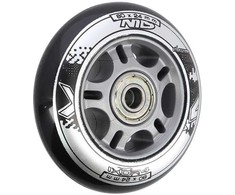 PU 80x24 82A Juodas N (4 vnt.) + ABEC-9 (8 vnt.) NILS EXTREME SET