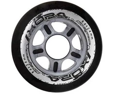 PU 84x24 82A Juodas WHEELS (4 pcs) NILS EXTREME