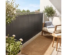 PVC balkono uždangalas 160x500 cm BARU antracito spalvos