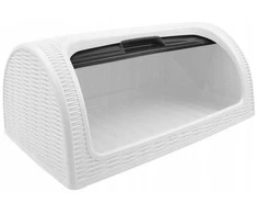 RATTAN duonos dėžutė 417x269x181 mm Baltas