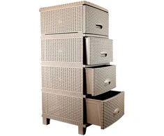 RATTAN TURAN CAPPUCCINO KOMODA