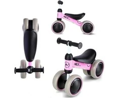 RB002 Rožinis BALANCE BIKE NILS FUN