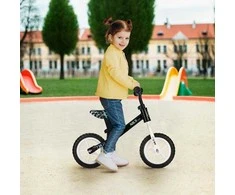 RB134 BALANCE BIKE Juodas WHEELS 10'' NILS FUN
