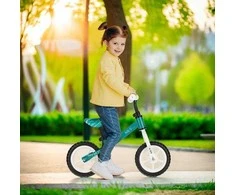 RB134 BALANCE BIKE Žalias WHEELS 10'' NILS FUN