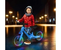 Blue RB901 LED BALANCE DVIRAČIO PRIPUSTI RATAI 12'' Mėlynas NILS FUN