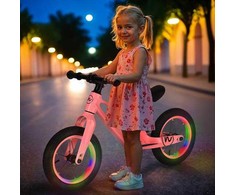 RB901 LED BALANCE DVIRAČIO PRIPUSTI RATAI 12'' Rožinis NILS FUN