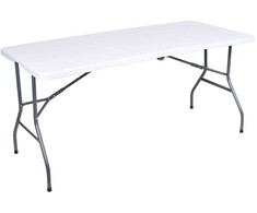 RICO maitinimo stalas sulankstomas į lagaminą - 152 cm - baltas