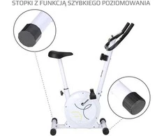 RM8740 Baltas ONE FITNESS MAGNETINIS DVIRATIS