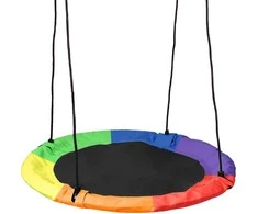 ROMEK gandralizdo sodo sūpynės, spalvingos, 100 cm
