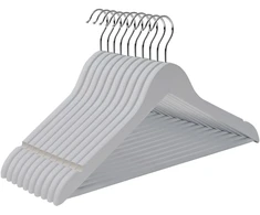 RONDO medinis pakabukas, 5 vnt. rinkinys, pilkas