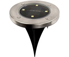 SAULĖS LEMPAS 4 LED SMD, VARŽIAMAS Į ŽEMĘ, 4 Vnt.