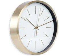 Sieninis laikrodis balto aukso 25 cm