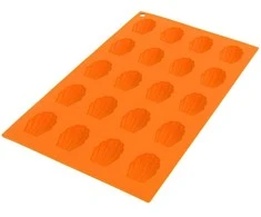 Silikoninė kepimo forma kriauklėms, praline, kriauklėms, 20 vnt