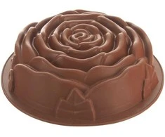 Silikoninė torto forma rožinė ruda SILLINIE 25 cm
